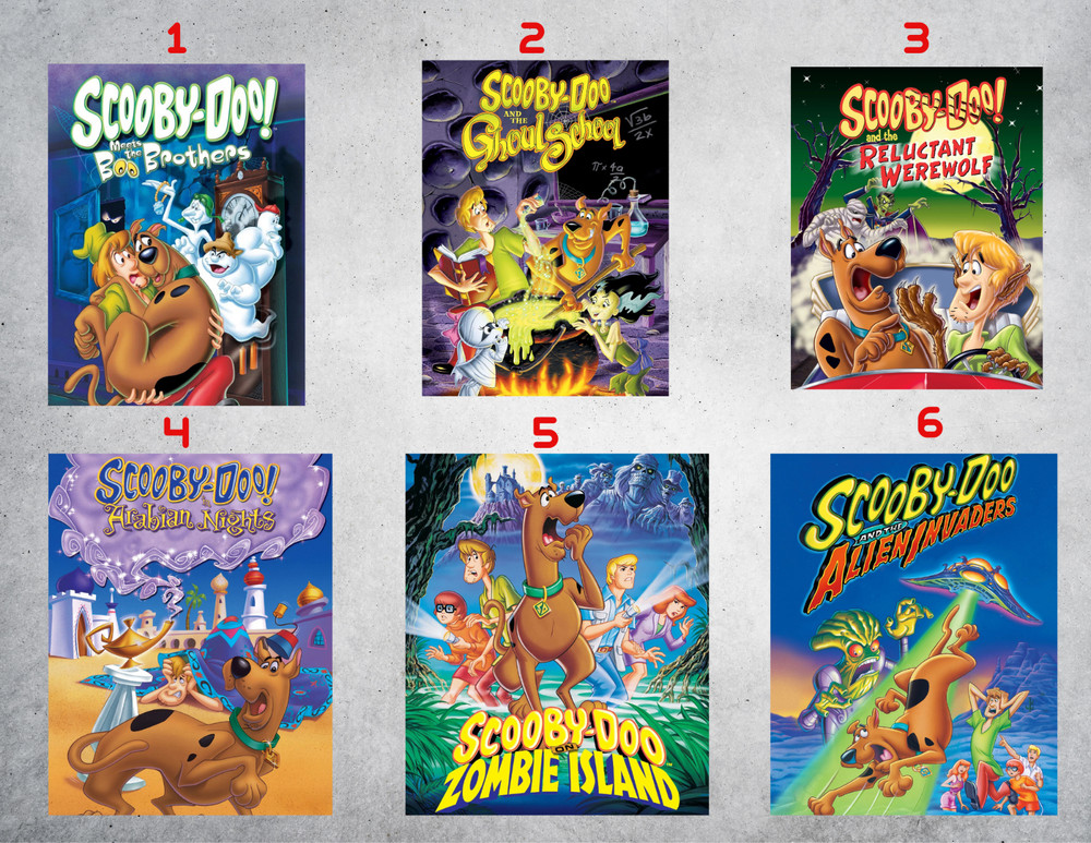 Scooby Doo Movies Wall Collage Poster Prints