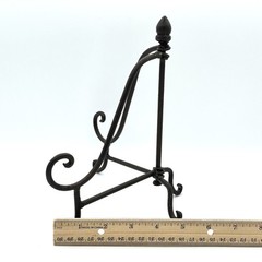 Decorative Black Metal Display Easel 9 Inches Tall