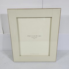Pottery Barn Lacquer Frame 8″x10″ Beige Photo Picture Holder Home Decor