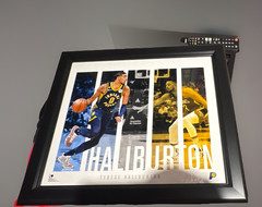 NBA Tyrese Haliburton Indiana Pacers “YES ’CERS” Vertical Wall Print… Pacers LOT