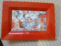 5 Layer 5″ x 7″ Decorative Novelty Lenticular Tray Featuring US Coin Images