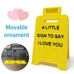 3D Printed A Little Sign To Say I Love You Mini Sign Plaque For Valentine’s Day