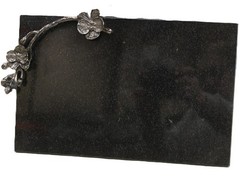 Michael Aram Black Orchid Small Cheese Board Marble Black