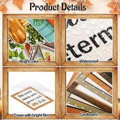 Bookshelf Bulletin Board Set, Motivational Words of Wisdom Cutouts for Classroom