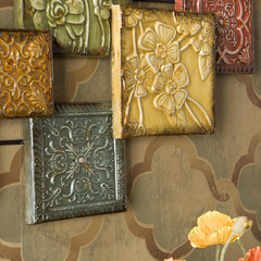 Bijou Wall Sculpture, 21H X 42W, Multi