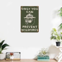 Vintage Forest Camping Metal Tin Sign 8×12 Rustic Cabin Home Wall Decor Plaque