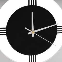 Modern Wall Clock Decorative Wall Mounted Clocks Decoration for Home w/ Hooks