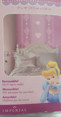 Cinderella Wall Streamer Stickers Kids Disney Princess Decals Girl Bedroom Decor