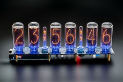 DIY KIT for IN-18 Arduino Shield Nixie Tubes Clock with Columns [TUBES OPTIONAL]