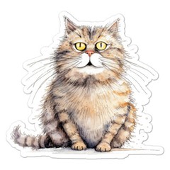Fat Cat, Vinyl Decal Sticker, Indoor Outdoor, 3 Sizes, #11099