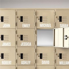 8 Sheets White 1 Inch Self Adhesive Vinyl Letters Numbers Kit, Mailbox Number…