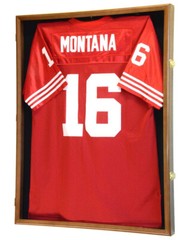XL Football Hockey Baseball Sports Jersey Display Case Frame Cabinet Shadowbox