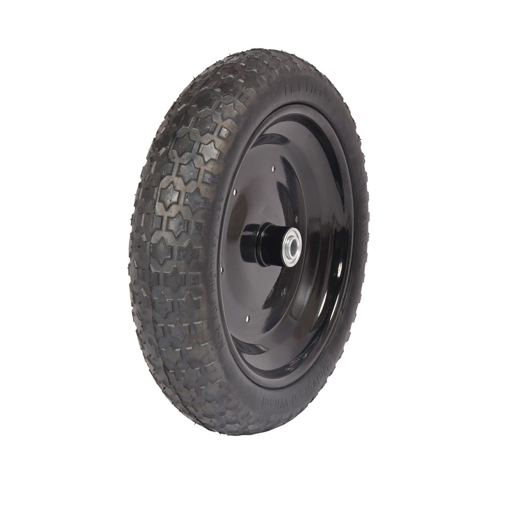 Marathon Universal Fit Flat Wheelbarrow Tire And Wheel Assembly Adapter Kit
