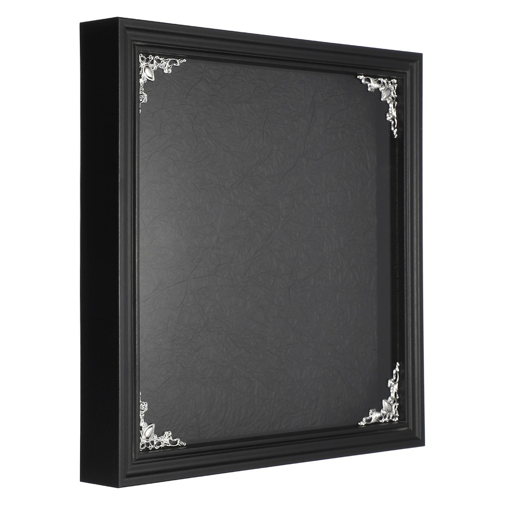 Specimens Display Frame 9.8 x 9.8 Inch Shadow Box Mini Memory Box Frame Black