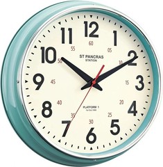 Wall Clock Metal 12.4″ Vintage Retro Wall Clocks Countryside Silent Non Ticki…