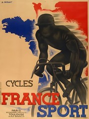 16299.Wall Decor Poster.Interior Art.Cycles France Sport Bicycle Racer Ad