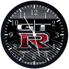 Nissan GTR Black Frame Wall Clock Nice For Decor or Gifts F116