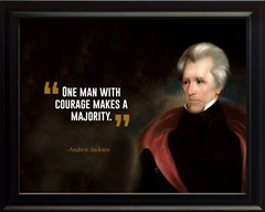 Andrew Jackson One Man Poster Print Picture or Framed Wall Art