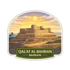 Qal’at al-Bahrain Bahrain Sticker Decal Vinyl Die-Cut World Heritage Sites