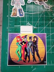 BATMAN THE ANIMATED SERIES X VILLIANS SQUAD X VYNIL HIGH-GLOSS STICKERx3x2.75″