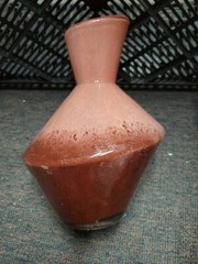 Neiman Marcus Asymmetrical Gradient Vase Pink