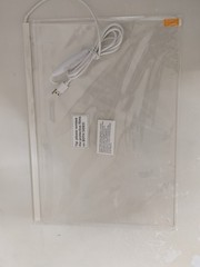 Clear LED USB Powered Rectangle Message Board Modern Acrylic Plastic