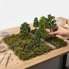 1 Pack Artificial Moss Fake Lichen Simulation Green Faux Pot Moss for DIY Min