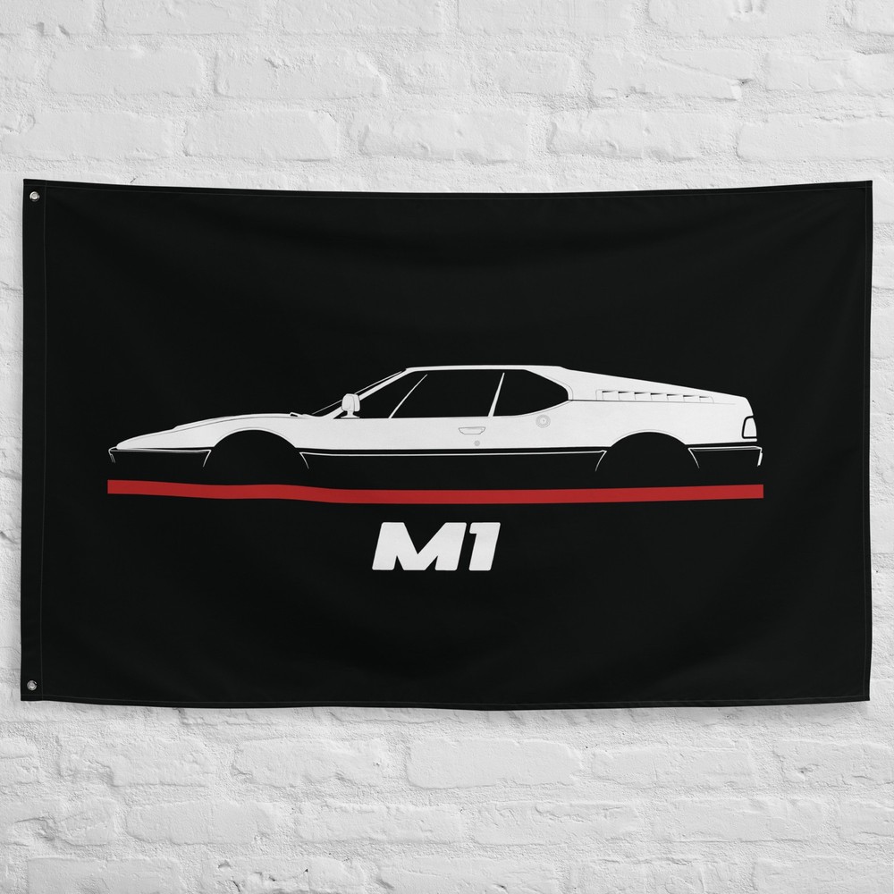 M1 1978-1981 Car Flag 3x5ft Banner eBay Gear Supercar Garage Decor Gift