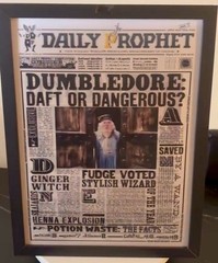 Harry Potter-Daily Prophet-3D Lenticular Flip Effect- 3 Images Changes,3 In One