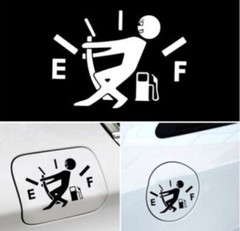 1pc Funny Car Vinyl Sticker High Gas Consumption Decal Fuel Gage Em- FREE SHIP!