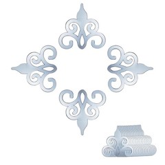 20pcs Removable 3D Acrylic Mirror Wall Stickers Decorative DIY Wall Art Decals