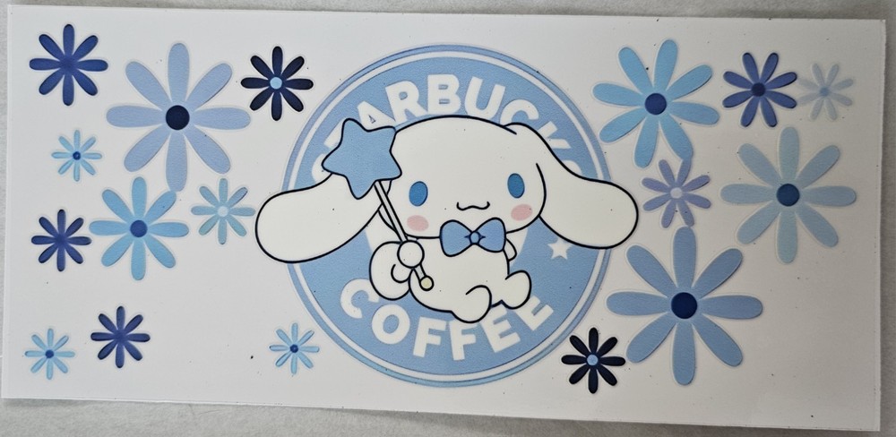 Sanrio Cinnamaroll With Wand Starbucks UV DTF Cup Wrap Transfer Decal