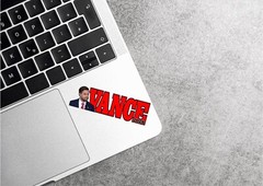 Vance 2028 Vinyl Decal Sticker Printed Die Cut JD Trump MAGA Vote Dance Liberals
