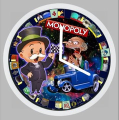 Monopoly Art Clock
