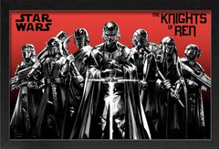 STAR WARS RISE OF SKYWALKER EPISODE 9 IX KNIGHTS OF REN KYLO 12×18 FRAME POSTER!