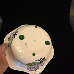 Lennox Belleek Antique bowl Hand Painted Roses Floral Motif 1937 signed
