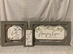 Lot of P Graham Dunn Wall Decor (Various sizes see description for details)