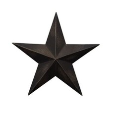 Vintage Farmhouse Antique Black Barn Star Primitive Rustic 3.5″ 12″ 18″ 24″