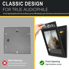 Vinyl Record Frame for the Wall, Vinyl Record Display Frame, Album Frames for 12