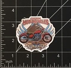 Custom Motorcycles – Vinyl Sticker Durable Waterproof Sunproof