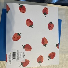 Kate Spade New York Small Nesting Storage Box 7x 5 x 3. Strawberries