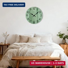 Wall Clock, Modern Wall Clocks Battery Operated, Silent Non Ticking Clock Decora