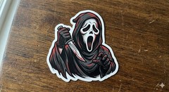 Ghostface Sticker Decal Phone Laptop