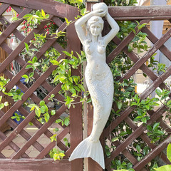 39» Mermaid Wall Sculpture – Large Outdoor/Indoor Decor for Garden & Yard