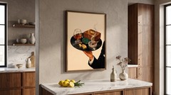 Vintage Cigar Vinyl Record Poster Whiskey Humidor Retro Bar Wall Art Decor
