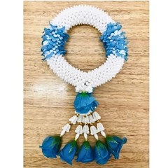 Thai Jasmine Garland Bracelet Malai Plastic Flower Buddhist Wedding Decor