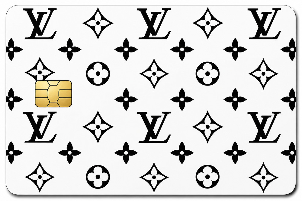 BW Credit Card Debit Card Luxury Skin Cover Vinyl Sticker Decal Laminated