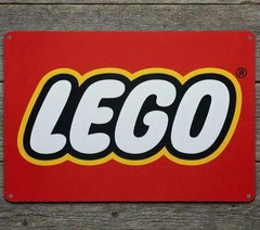 Lego 8 x 12 Novelty Metal Sign Made In USA New!