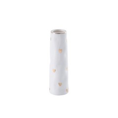 HRT010G White Bud Vase Porcelain Home Decor 5.5 Inch Height