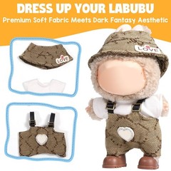 AICase for Labubu Clothes Designer/for Labubu Outfits,Clothes Set for 17cm Lu…